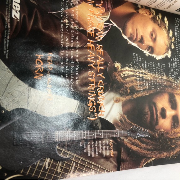 Guitar World Magazine Back Issue March 1996 : Korn, Ozzy, Metallica ,Jimi Hendri - Picture 5 of 14